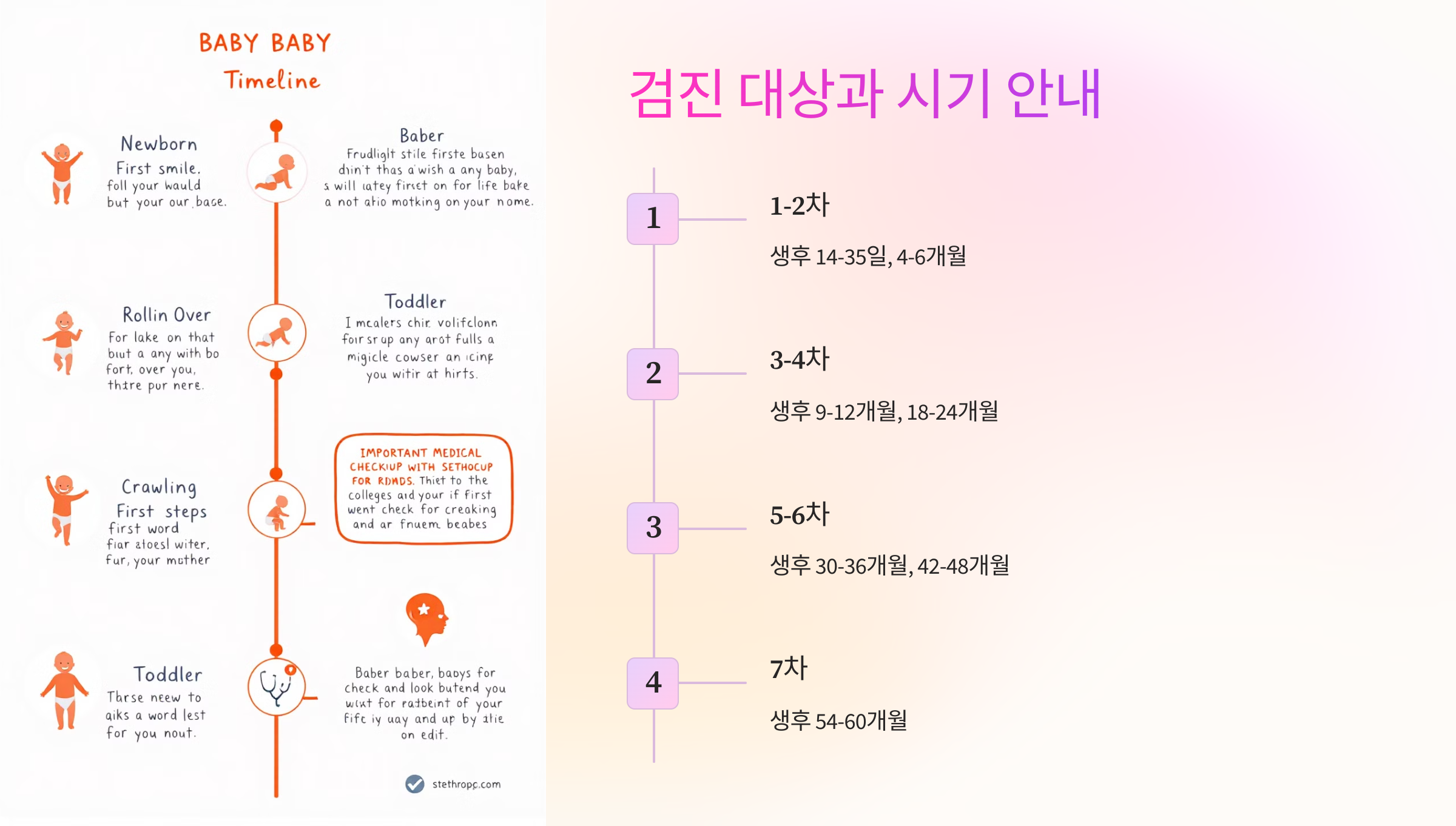 📆 검진 대상과 시기 안내