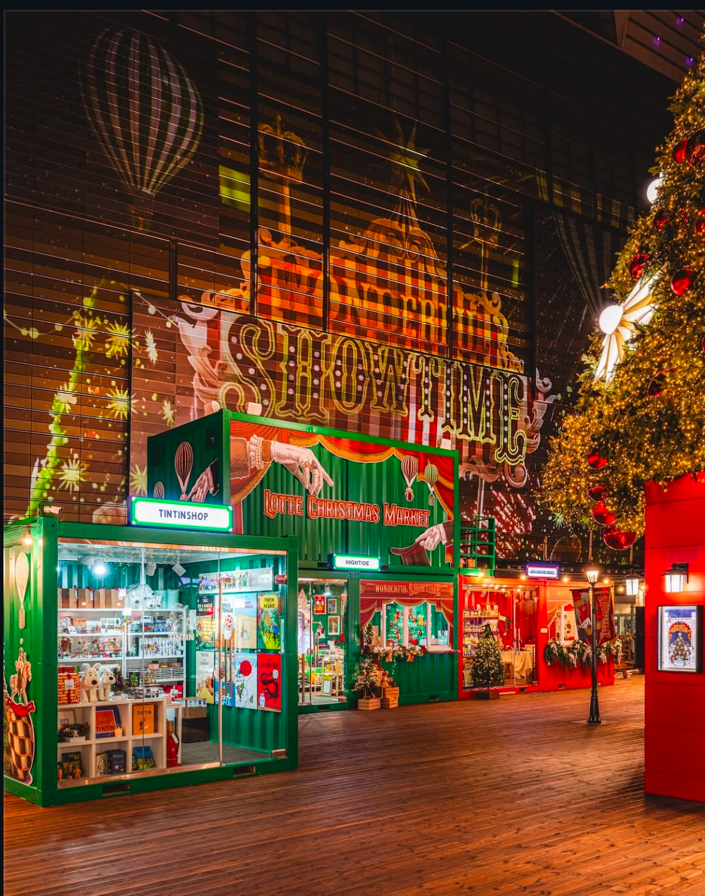 롯데월드몰 크리스마스