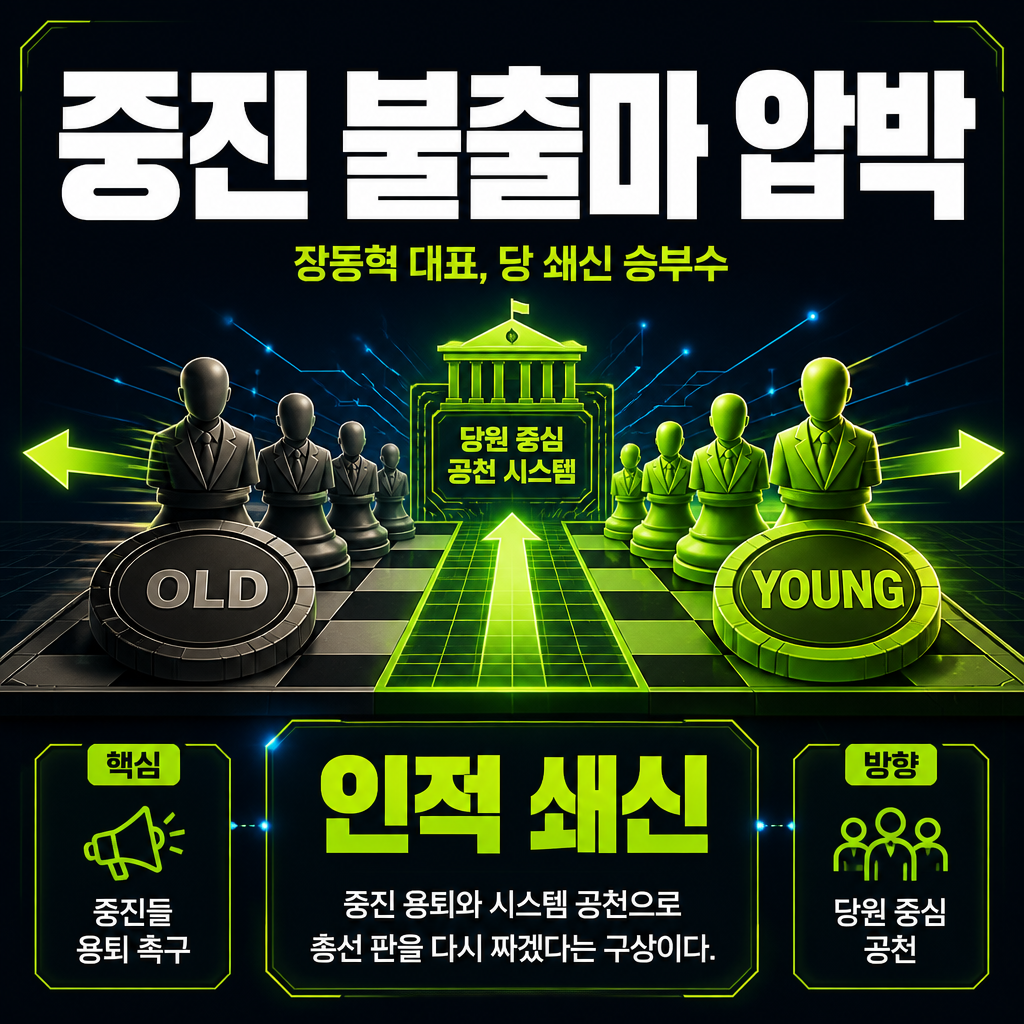 중진 불출마 압박