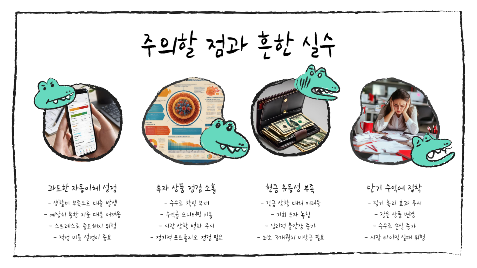 주의할 점과 흔한 실수