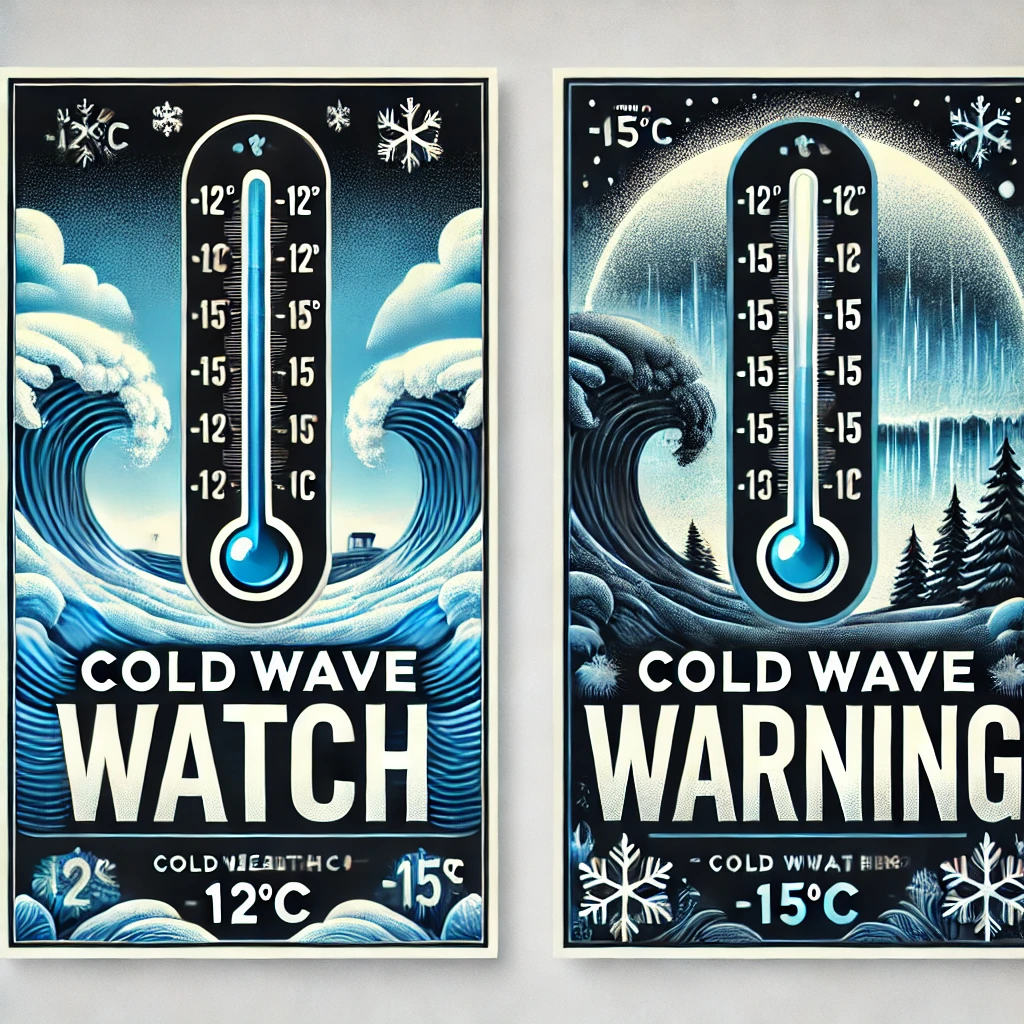 한파주의보와 한파경보의 차이점