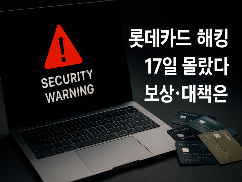 롯데카드 해킹사고 17일 동안 몰랐다? 대응·보상·재발방지 핵심 가이드