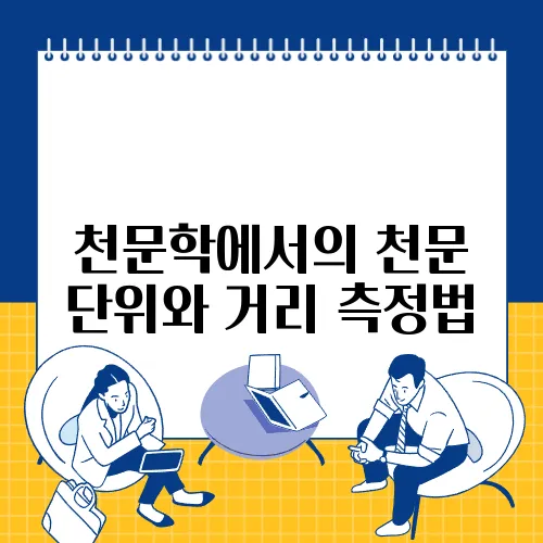 천문학에서의 천문 단위와 거리 측정법
