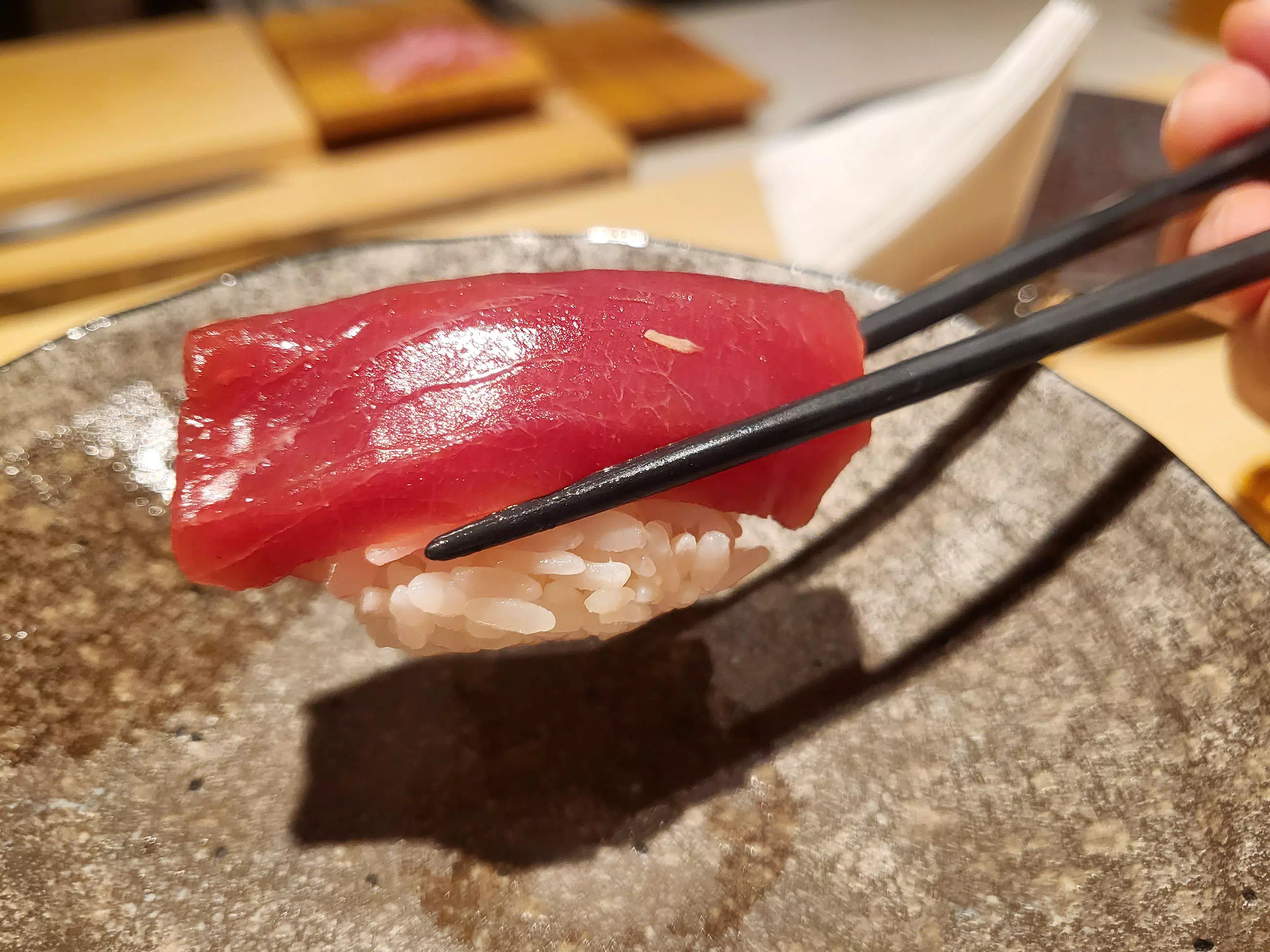 붉은 참치 속살 초밥