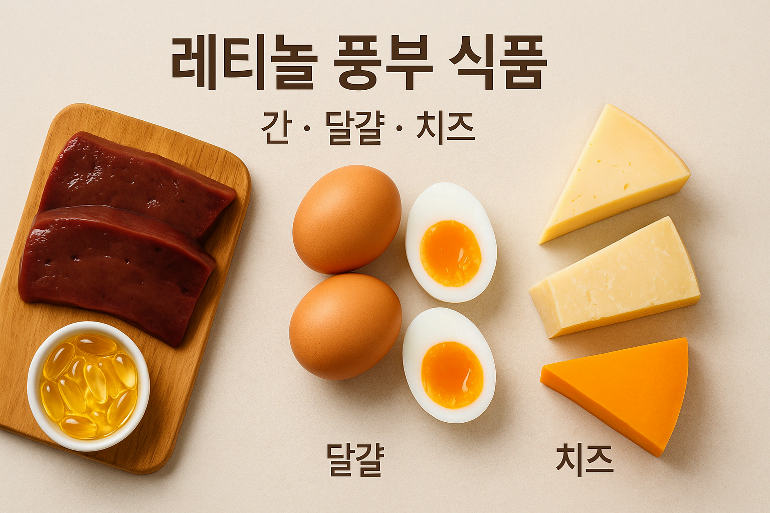 레티놀 vs 비타민A vs 레티날, 뭐가 다를까? 음식으로 가능? 무엇을, 어떻게 먹을까?