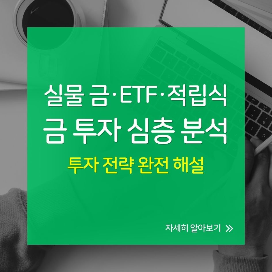 2026 금 투자 전략 비교 인포그래픽