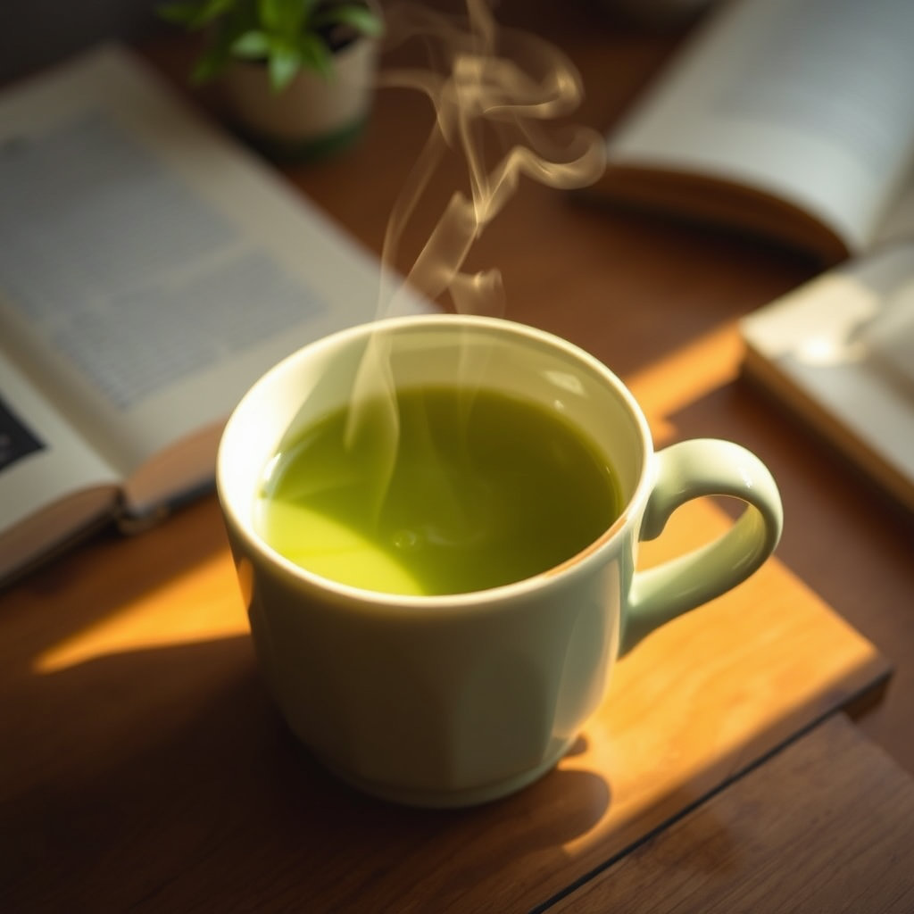 일부 연구에서는 녹차와 커피 섭취가 통풍 위험을 낮추는 데 도움이 될 수 있다고 보고됩니다. (단, 과도한 설탕 첨가는 피하는 것이 좋습니다.)