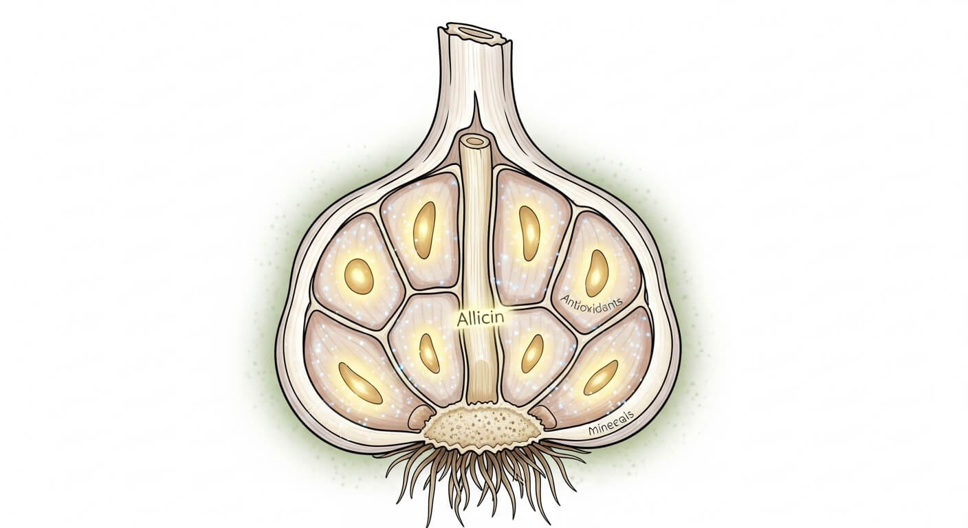 마늘의 핵심 영양 성분과 작용 원리