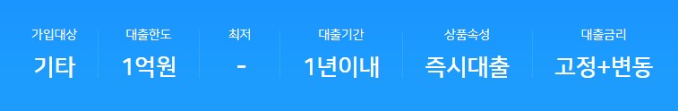농협 즉시대출상품 금리, 이자, 대상, 한도 - NH모바일새희망홀씨Ⅱ, 올원 비상금대출, 예적금/신탁 담보대출, NH e청약저축담보대출, NH희망플러스 특례보증대출