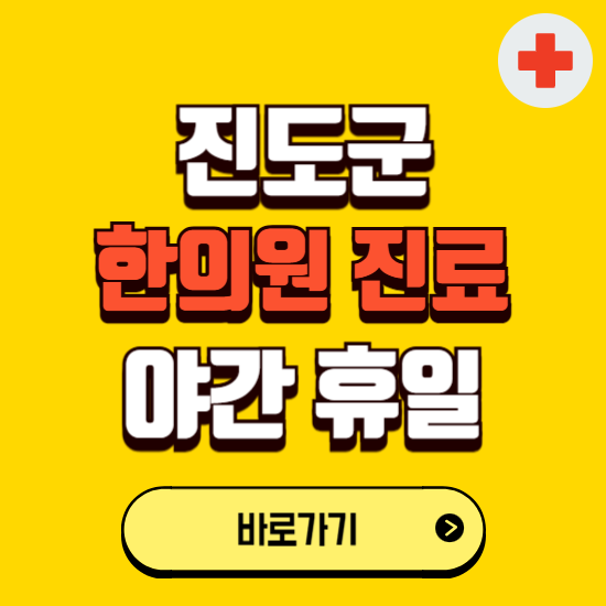 진도군 야간 휴일 한의원 한방병원 찾기 ❘ 24시 일요일 주말 연휴 응급진료 추천 잘하는 곳