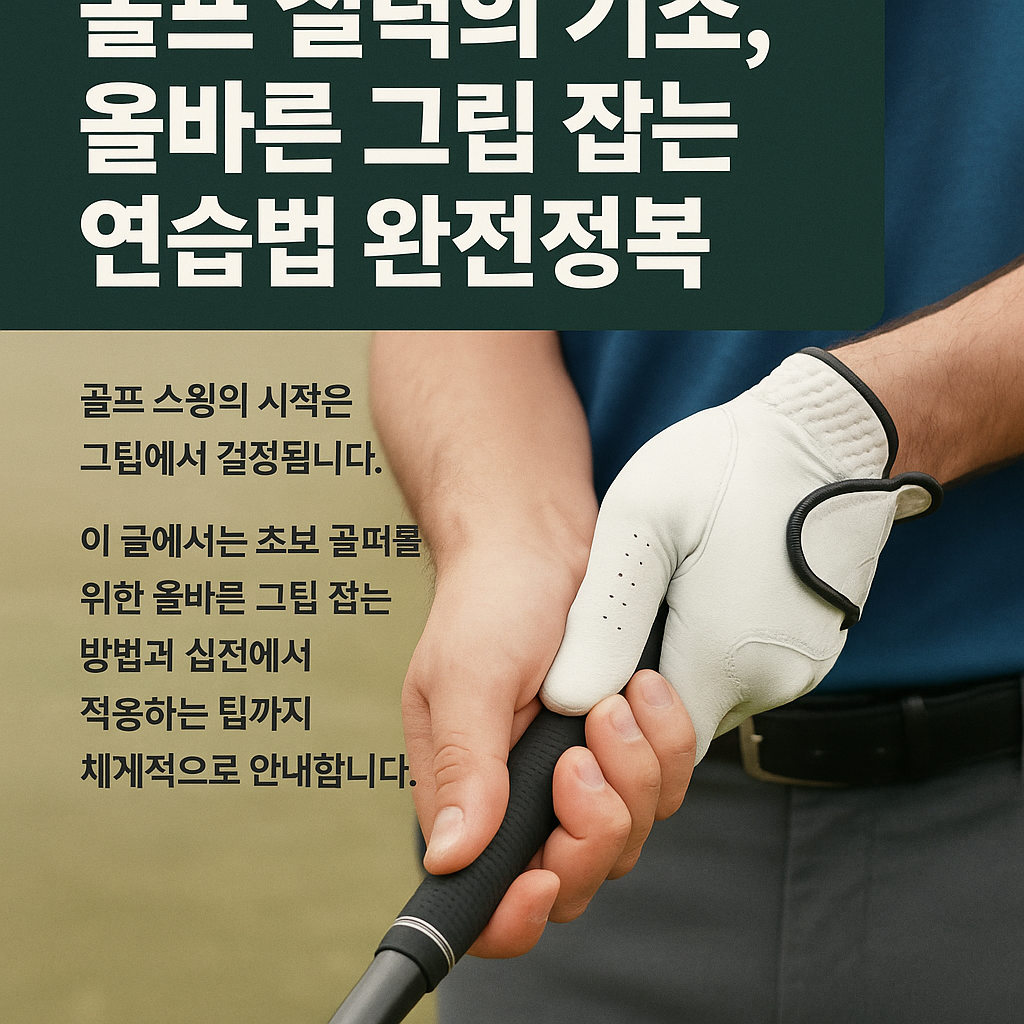 골프 실력의 기초, 올바른 그립 잡는 연습법 완전정복 사진