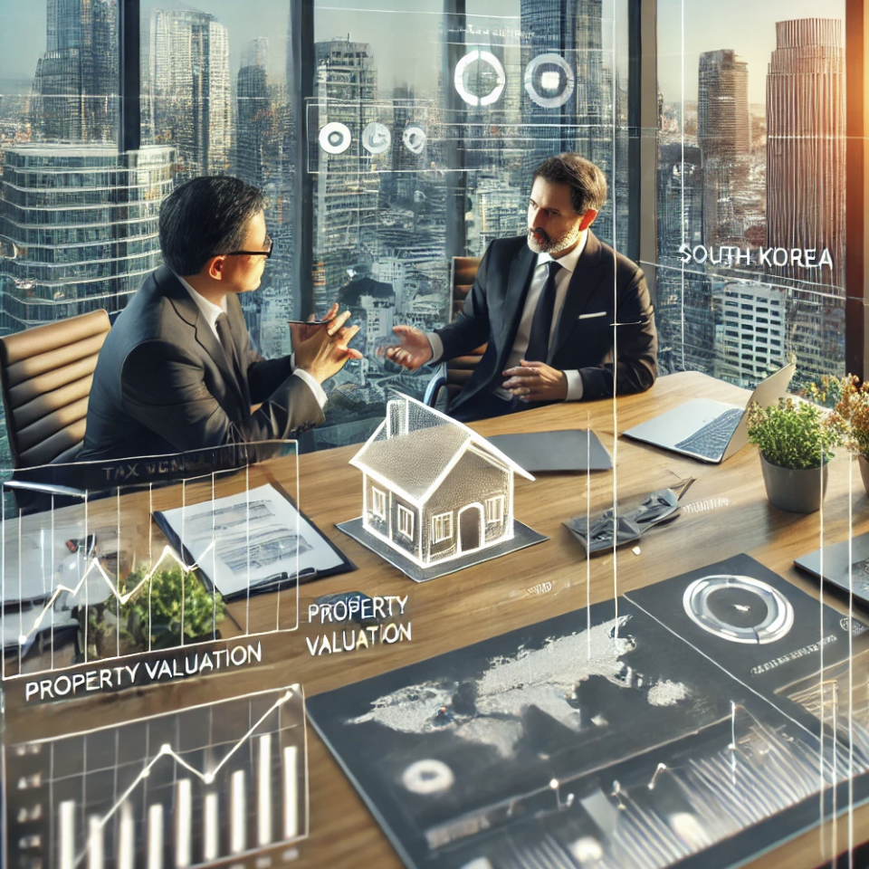 사무실에서 증여재산 평가 상담