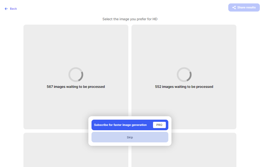 SDXL Clipdrop - 이미지 생성중
