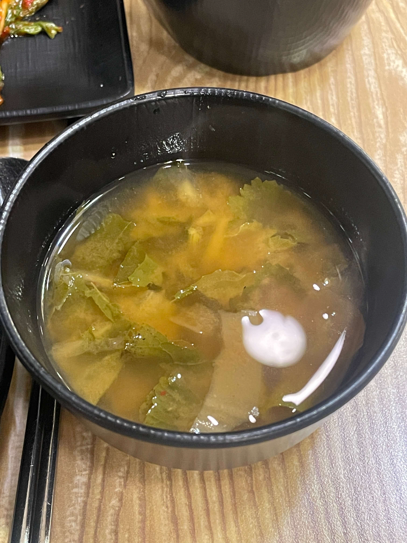 어담 기본음식 된장국