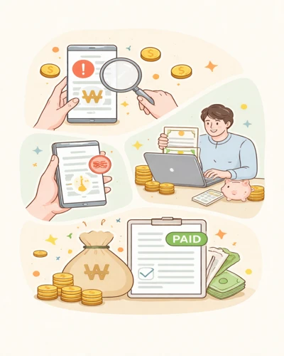 지방세 체납 조회와 납부 과정을 설명하는 이미지10