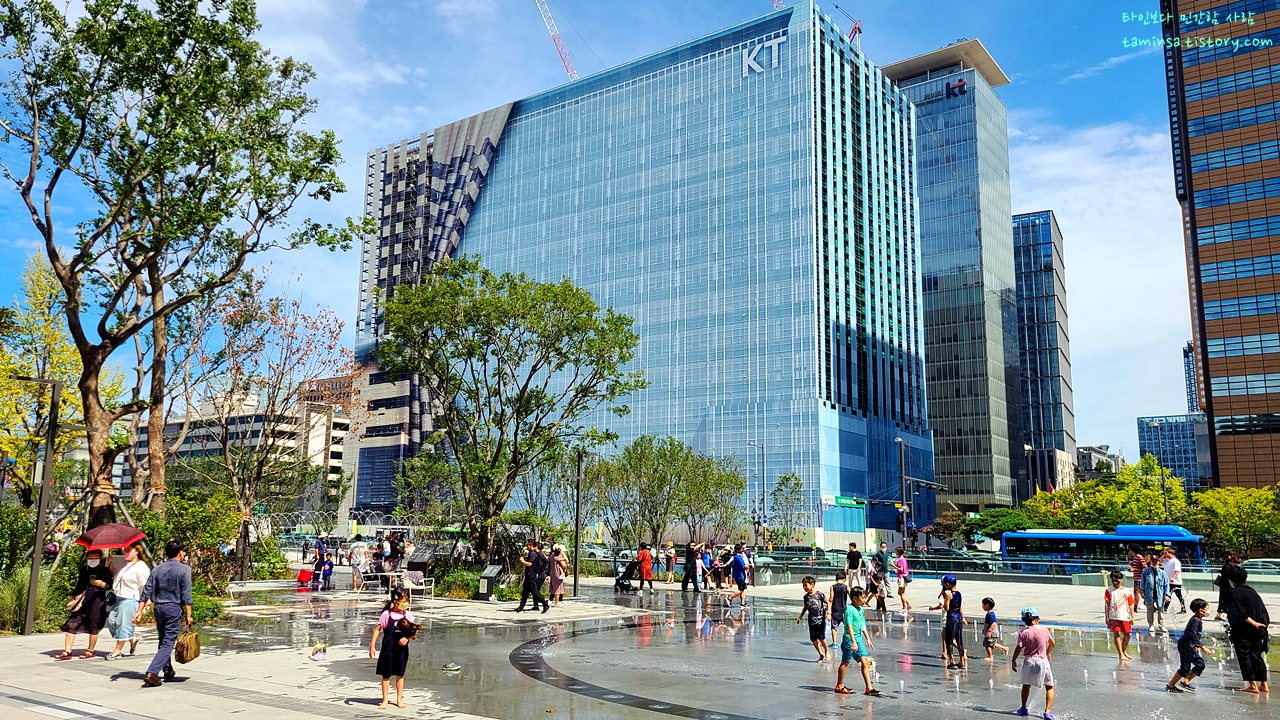 광화문광장-한글분수