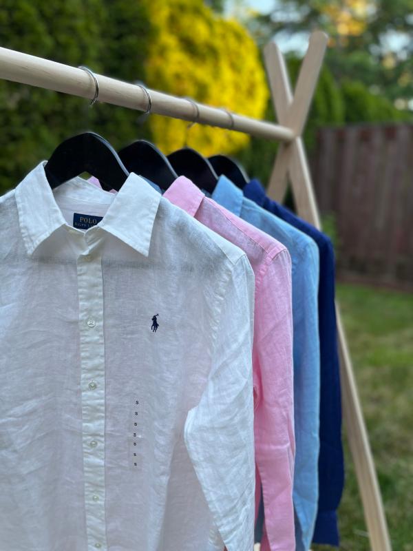 폴로 랄프로렌 여성 릴렉스핏 린넨 셔츠