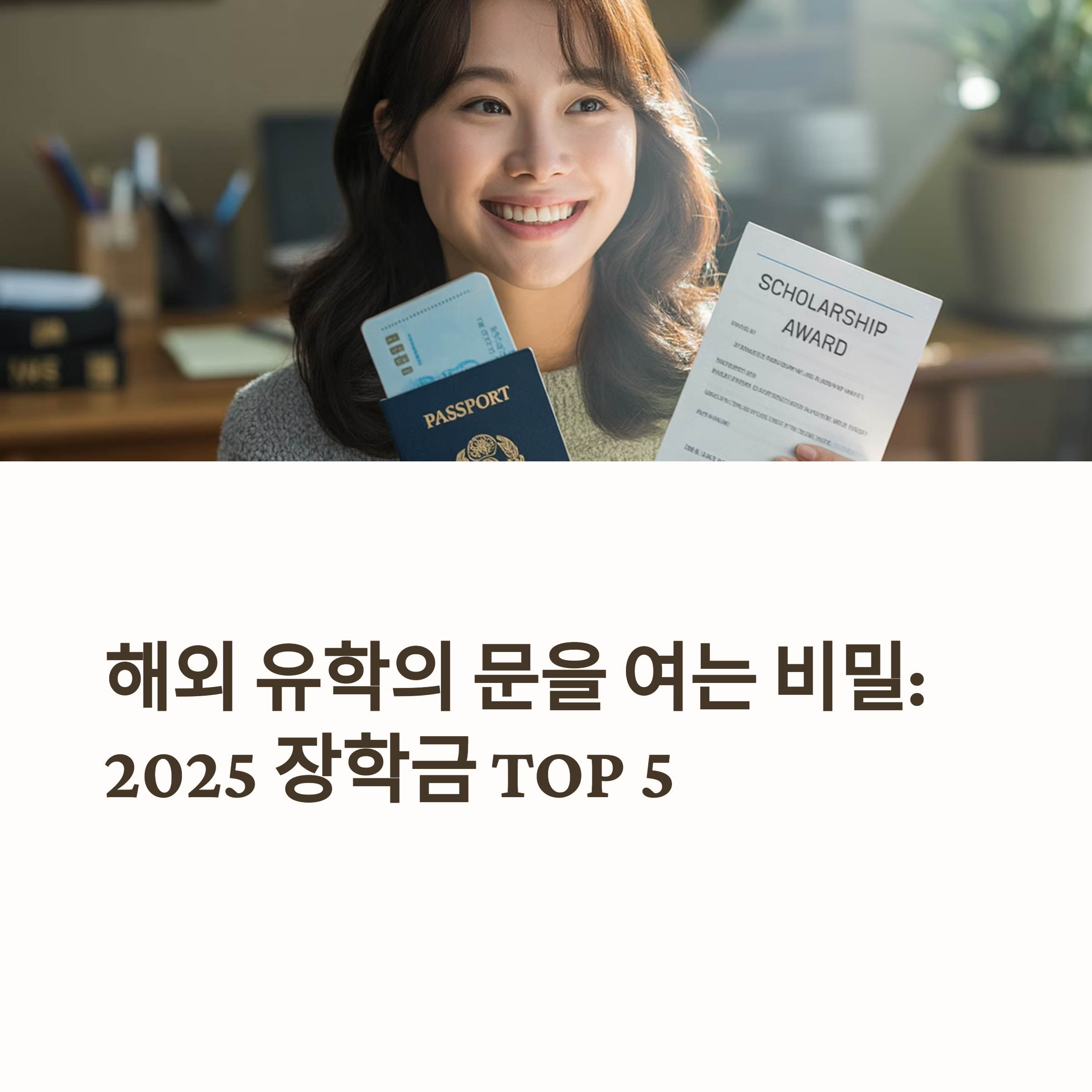 신청하기 쉬운 해외 장학금 순위 TOP 15