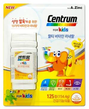 Centrum 센트룸 포 키즈 멀티비타민 미네랄, 125정, 1개