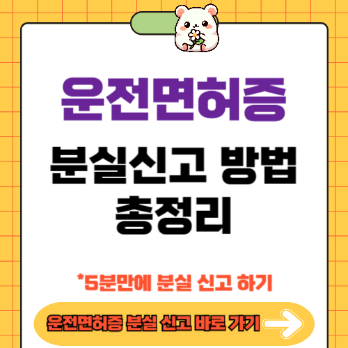 운전면허증 분실 신고