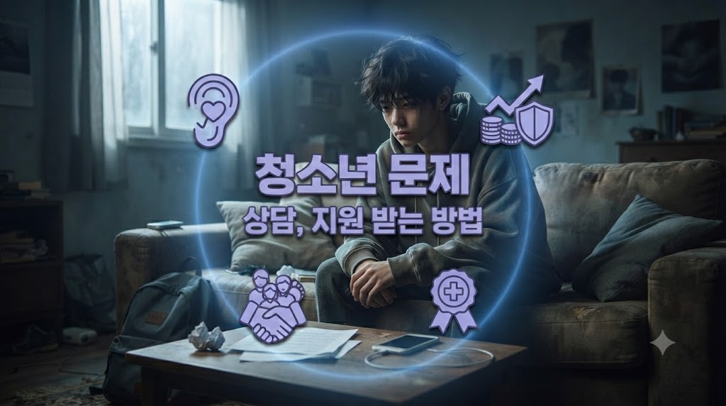 우울하고 고립된 청소년의 모습