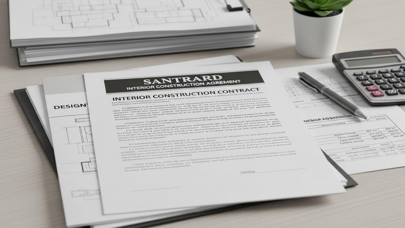 인테리어 공사 표준계약서