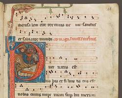 중세 시대 그레고리오 성가 네우마 악보 기보법