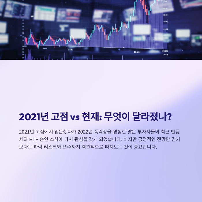 비트코인 시세 전망과 하락