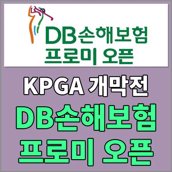 DB손해보험 프로미오픈