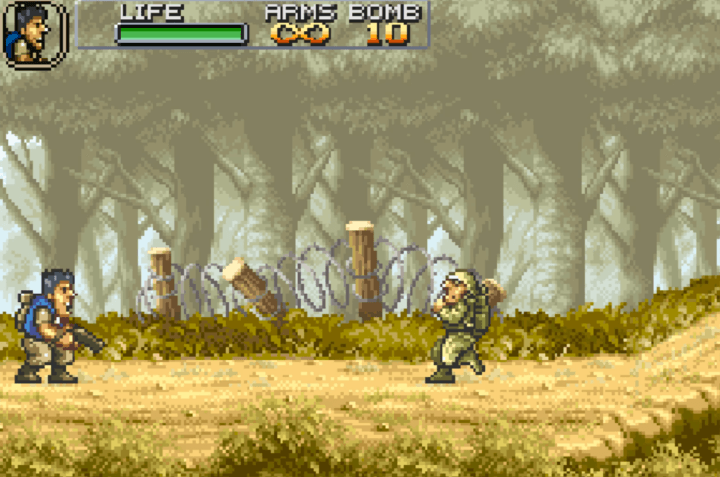 메탈슬러그-어드밴스-오락실게임-시작-화면