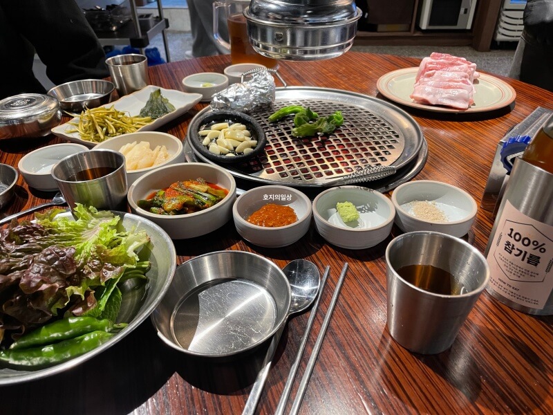 일산 식사동 고기 맛집 동래정-그릴링 시작