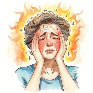 갱년기 열 오르는증상