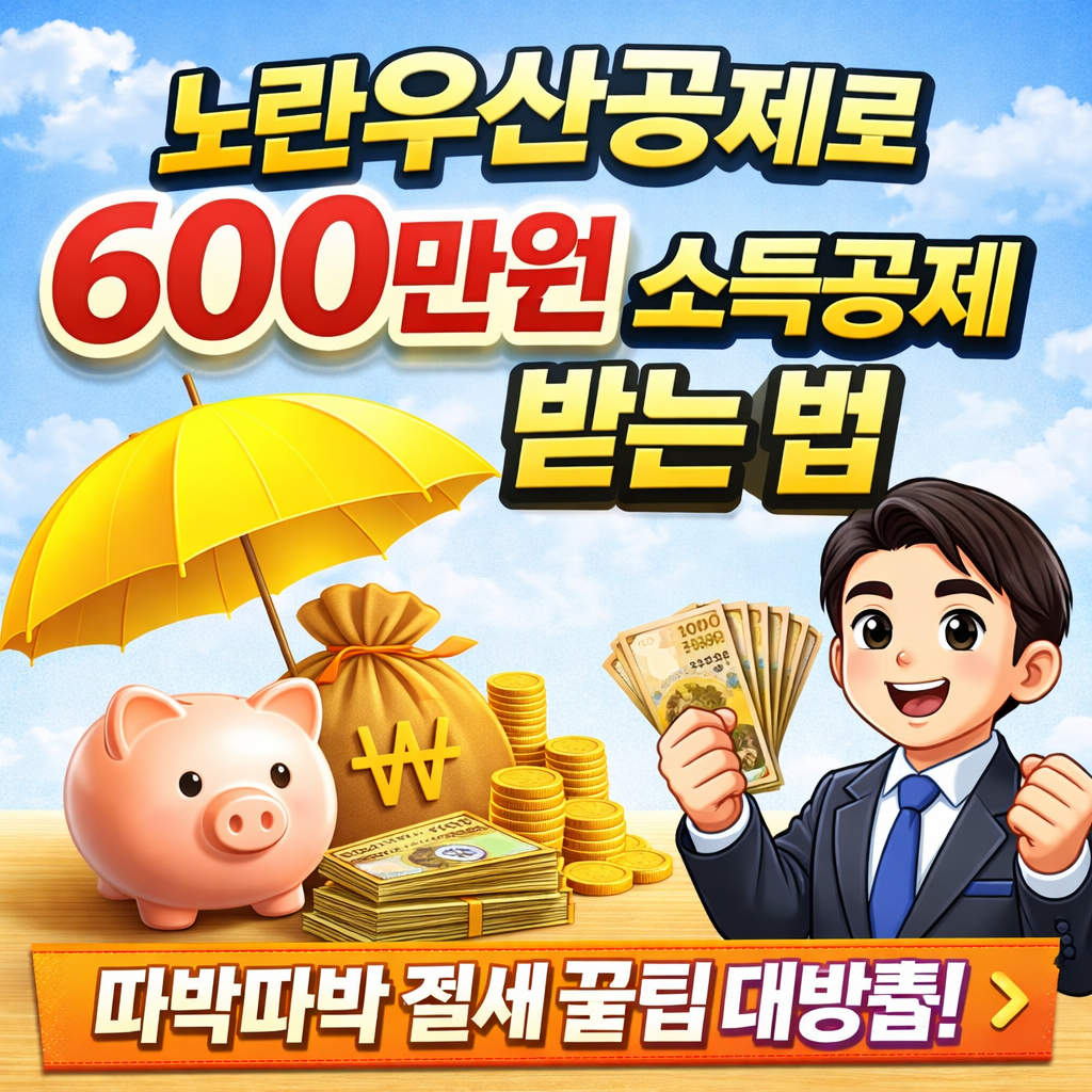 노란우산공제로 600만원 소득공제 받으러 가기