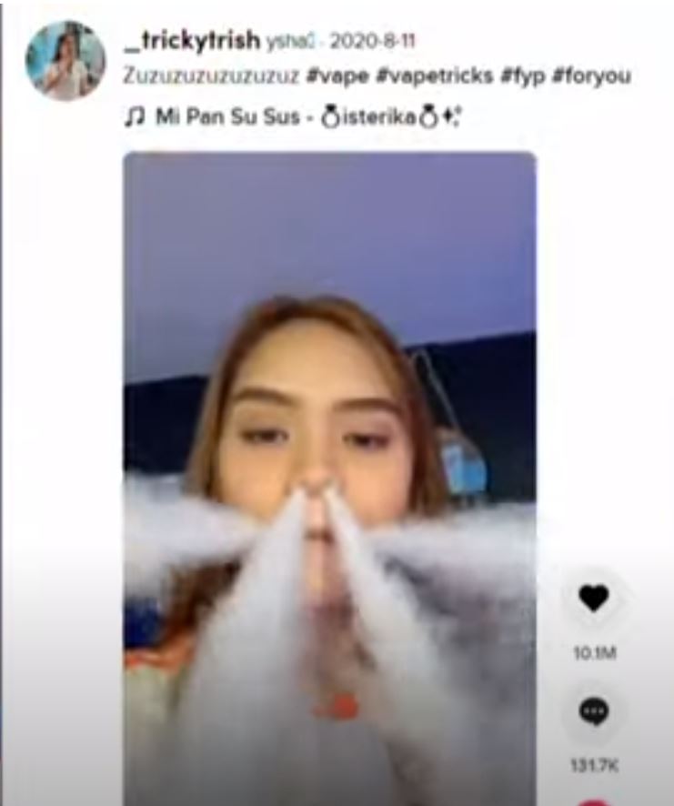 전자담배를 피우면서 아무렇지 않게 소셜미디어에 공개하는 호주 아이들