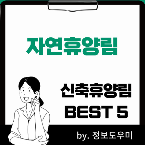 자연휴양림 BEST 5 2023년 신축