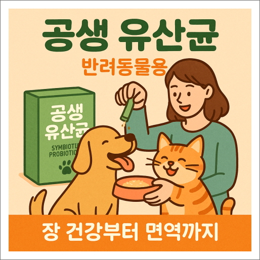 공생 유산균 반려동물용 ❘ 장 건강부터 면역까지