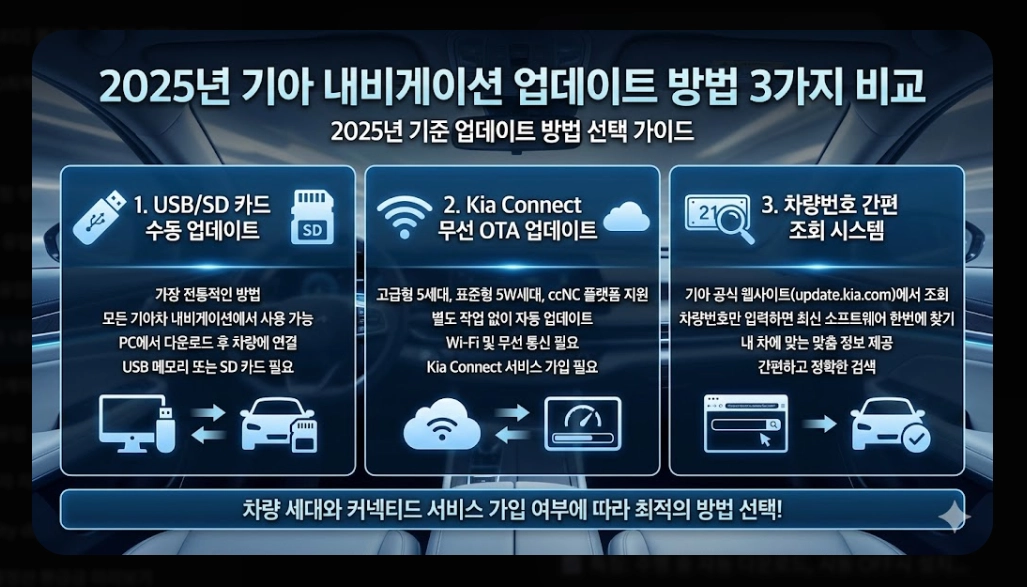 기아내비게이션 업데이트 방법