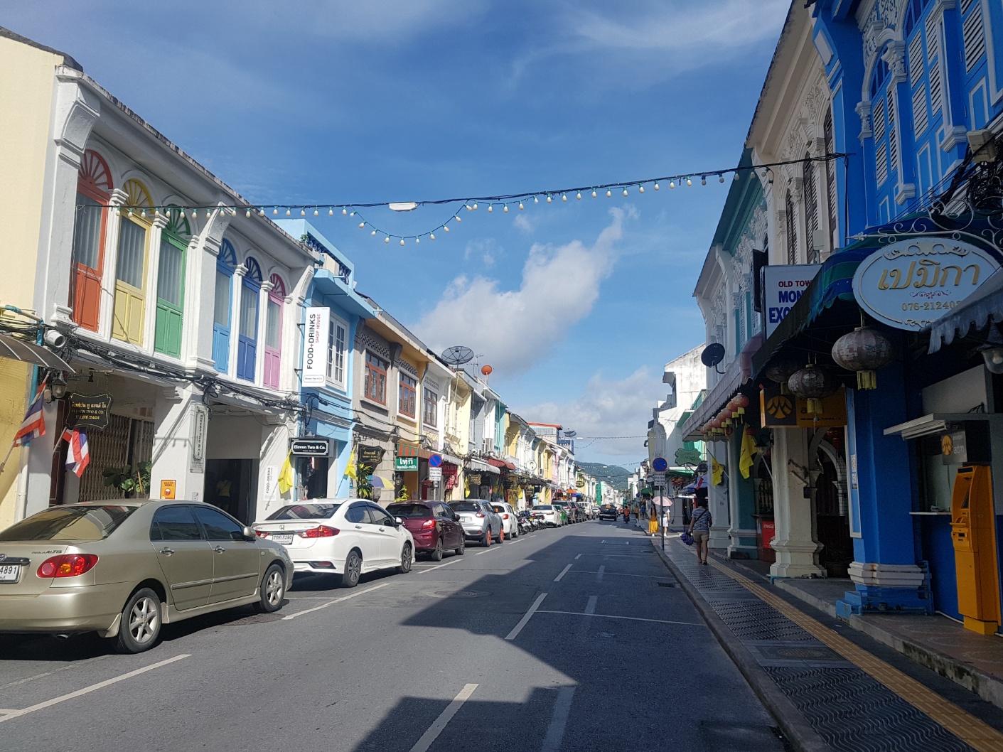 푸켓 올드타운 길거리 전경