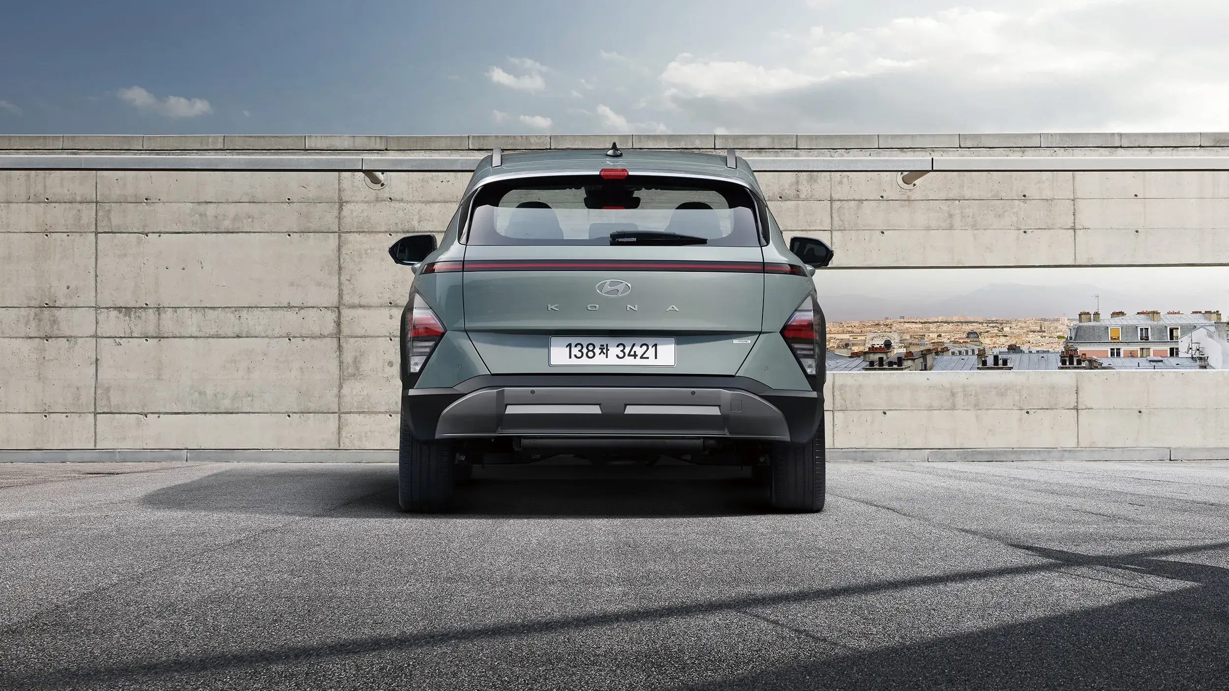 현대 코나 하이브리드 외형 이미지 후면