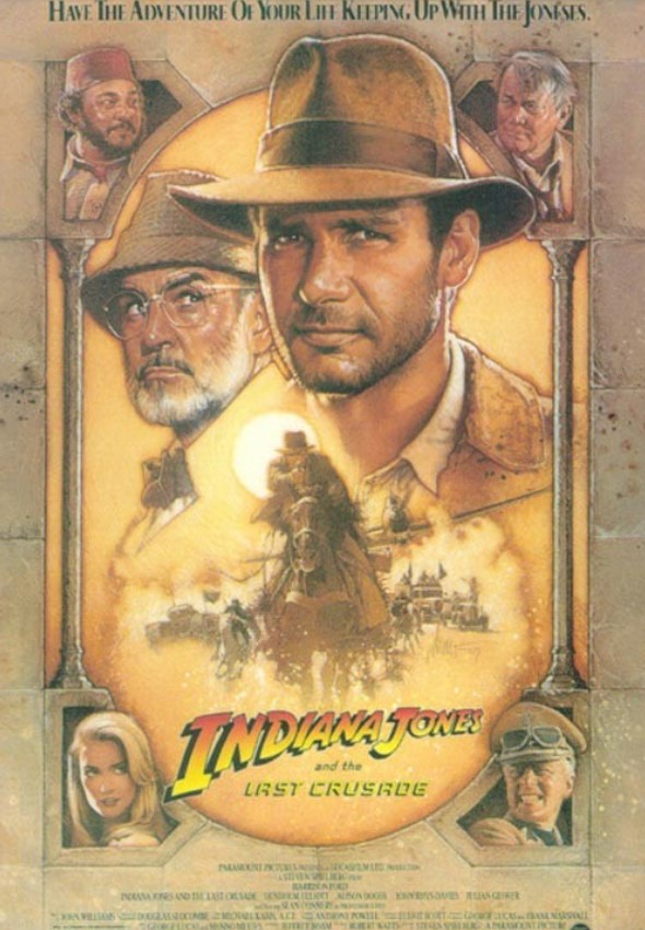 영화 '인디아나 존스 3' 분석 관련 이미지