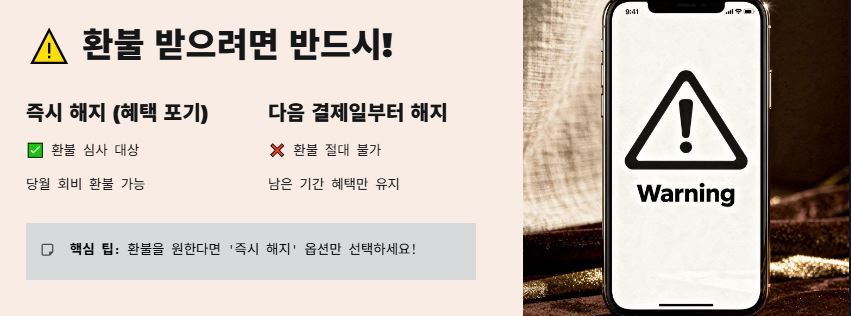 유의점