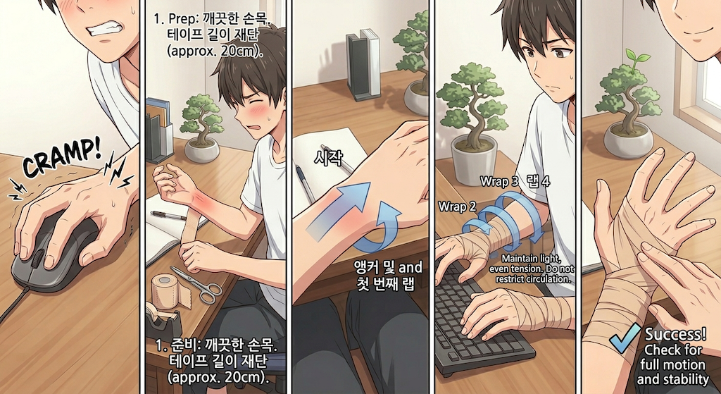 손목테이핑