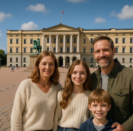 오슬로 가족여행 사진