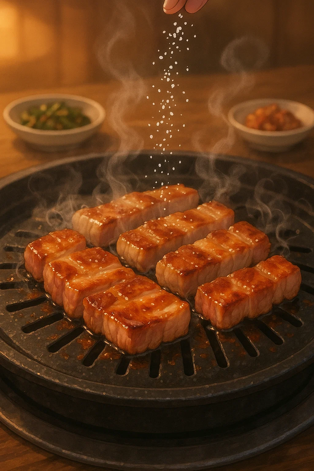 삼겹살 소금은 언제?