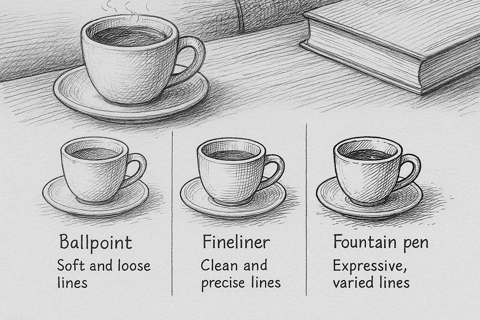 펜별 터치와 느낌 비교