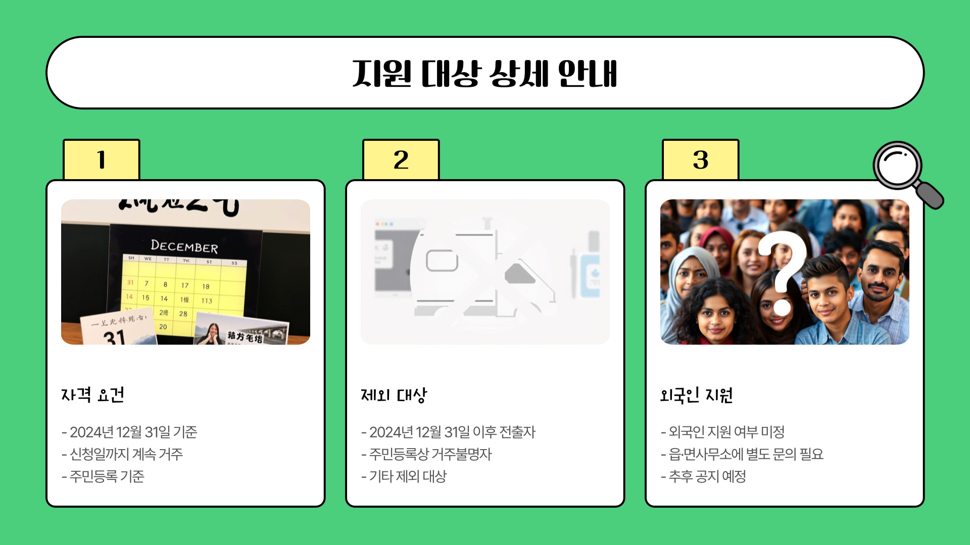 완주군 민생안정지원금 지원 대상