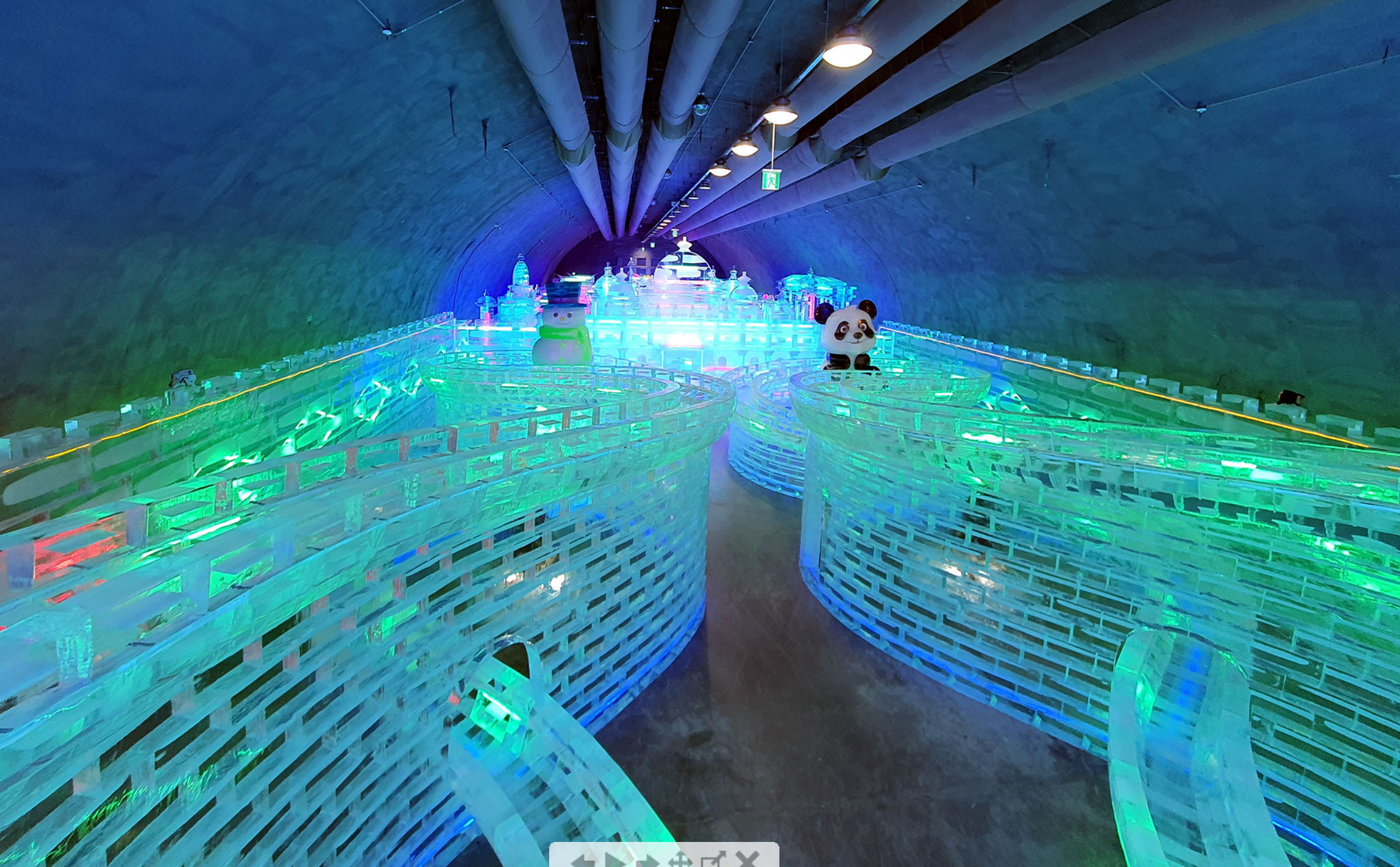 실내 얼음 조각 광장 2