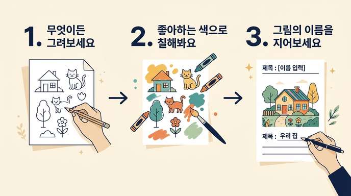 미술 흥미 단계표