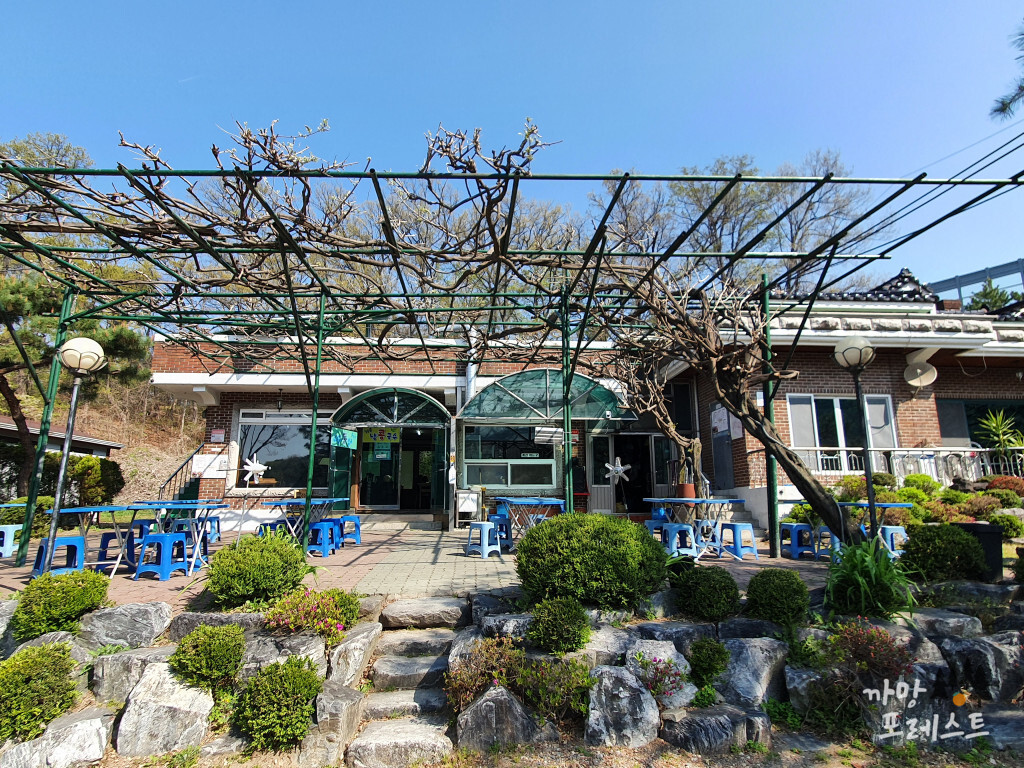 한솔가든 야외 테이블