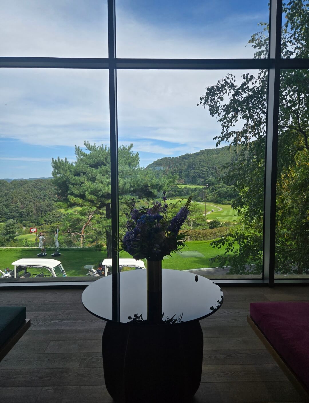 클럽하우스에서 바라본 외부전경